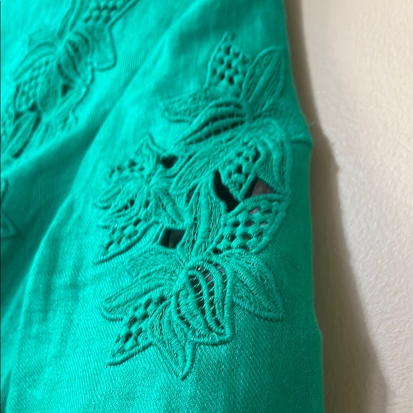 LK Bennett Green linen Sheath Mini Dress - Picture 5 of 16